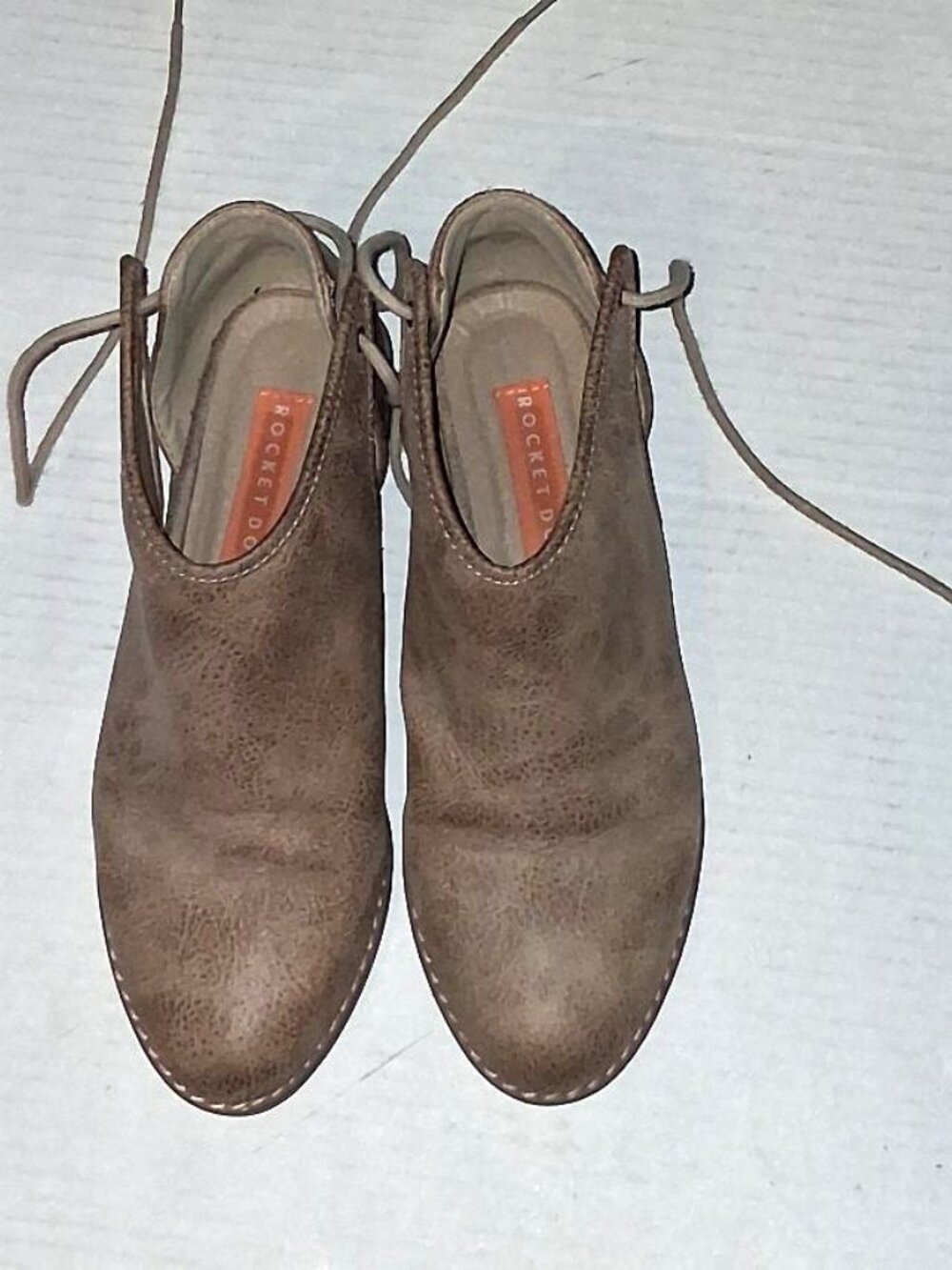 Rocket Dog Tan Ankle Booties Women's Size 6.5
